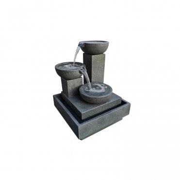 Trio Cascade Fountain (Grey)