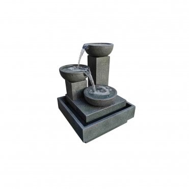Trio Cascade Fountain Medium (Grey)
