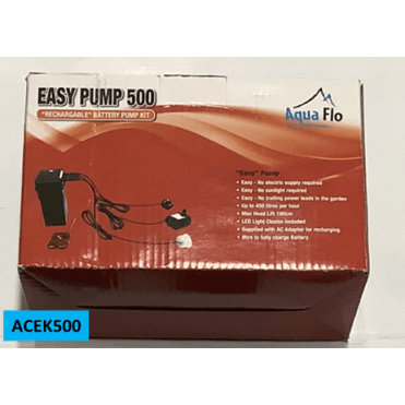 "Easy" 450 Litres per Hour Battery Pump Kit