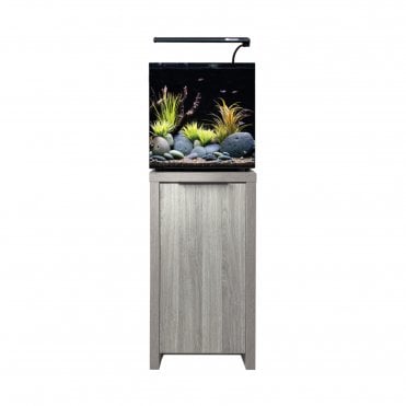 Aqua One AquaNano 40 - Aquarium and Cabinet Set - Grey Arizona Oak