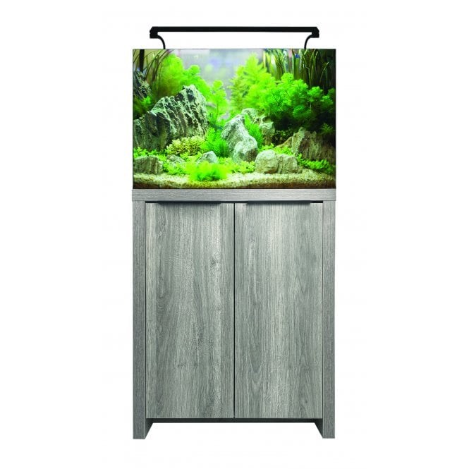 Aqua One  AquaNano 60 - Aquarium and Cabinet Set - Grey Arizona Oak