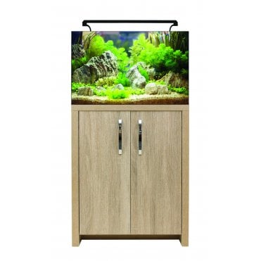 Aqua One AquaNano 60 - Aquarium and Cabinet Set - Nappa Oak