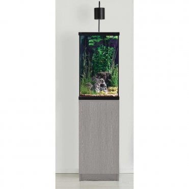Aquaone Dynamic 58 Aquarium & Cabinet Light Grey Woodgrain Set