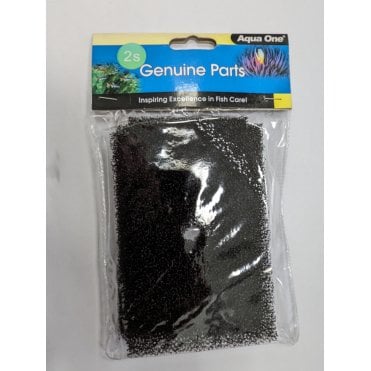 Aqua One AquaStyle 510 Sponge Pad 2s - 2 Pack - Black