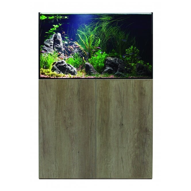 Aqua One  AquaSys 230L - Aquarium and Cabinet - Grey Nebraska Oak