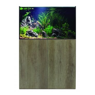 Aqua one AquaSys 230L - Aquarium and Cabinet - Grey Nebraska Oak