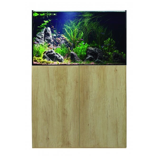 Aqua One  AquaSys 230L - Aquarium and Cabinet - Natural Nebraska Oak