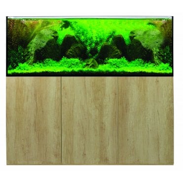 Aqua one AquaSys 395L - Aquarium and Cabinet - Natural Nebraska Oak