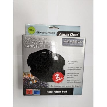 Aqua One Aquis 1050/1250 Coarse Filter Pad 403s - 2 Pack - Blue