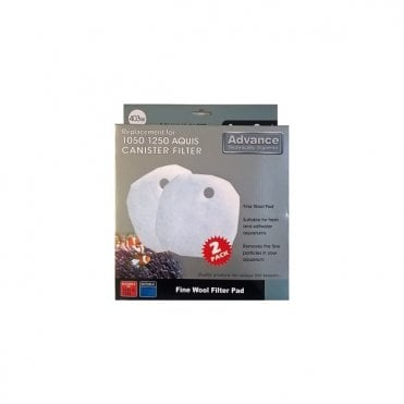 Aqua One Aquis 1050/1250 Fine Wool Filter Pad 403w - 2 Pack - White