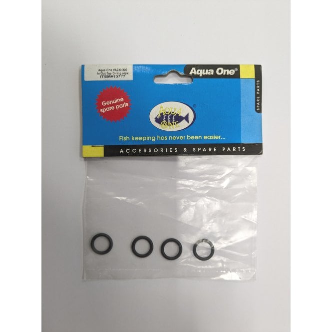 Aqua One  Aquis 750 Valve Tap O-Ring - 4 Pack