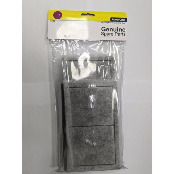 Aqua One  Carbon Cartridge AquaStyle 620/620T/900 3pk 3C