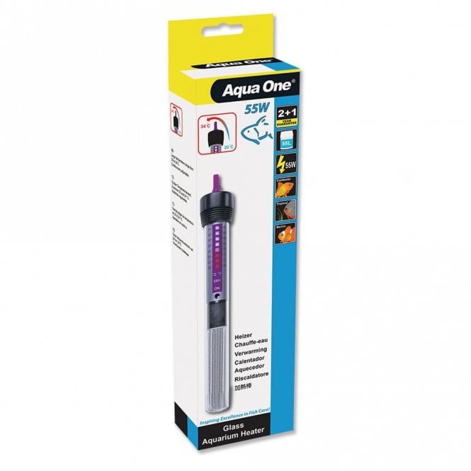 Aqua One  Glass Heater 55W 18.5cm