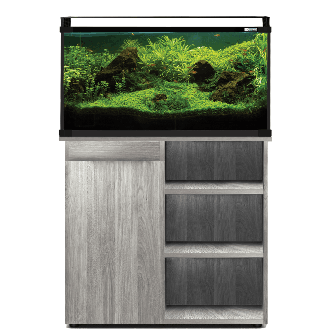 Aqua One Horizon 130 - Aquarium and Cabinet Set - Urban Grey