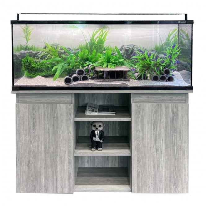 Aqua One Horizon 182 - Aquarium and Cabinet Set - Urban Grey