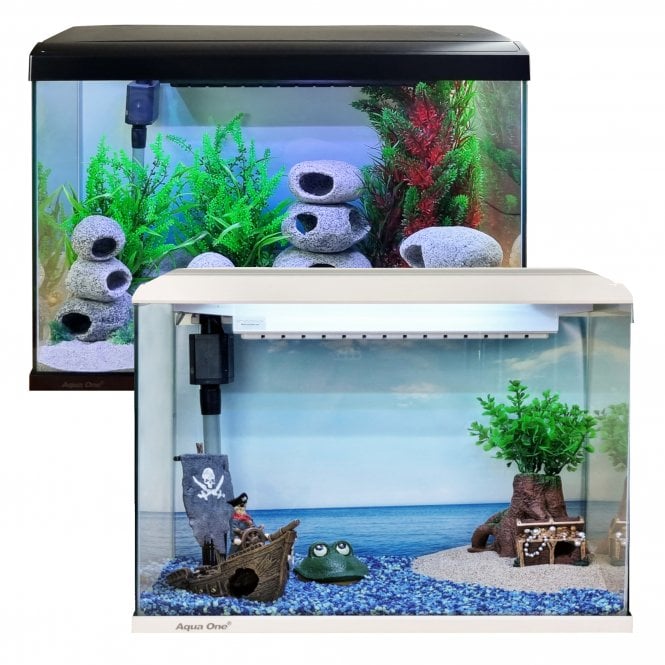 Aqua One  LifeStyle Classic 72 - Aquarium Only - Black / White