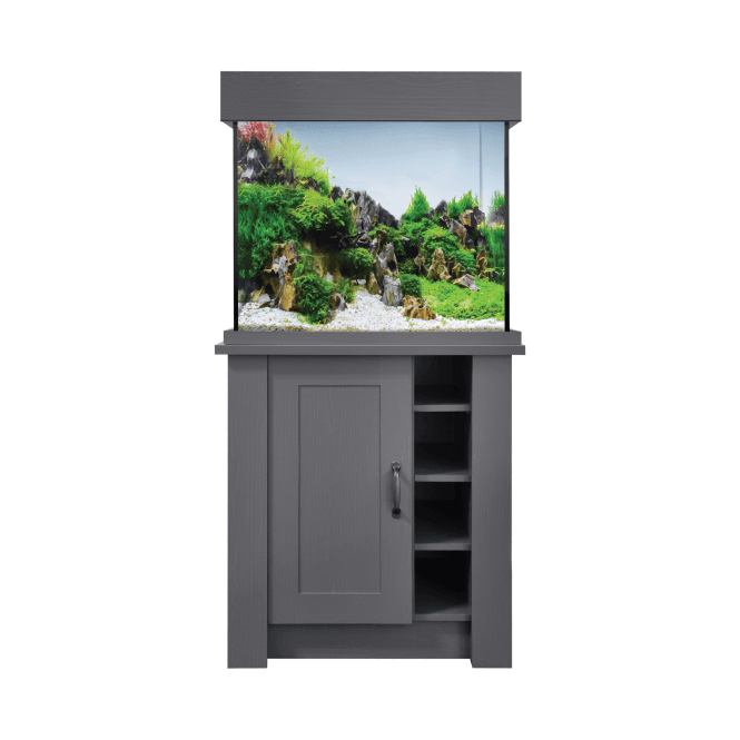Aqua One  OakStyle 110 - Aquarium and Cabinet Set - Shaker Style Slate Grey