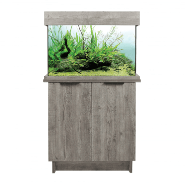 Aqua One OakStyle 145L - Aquarium and Cabinet - Urban Grey
