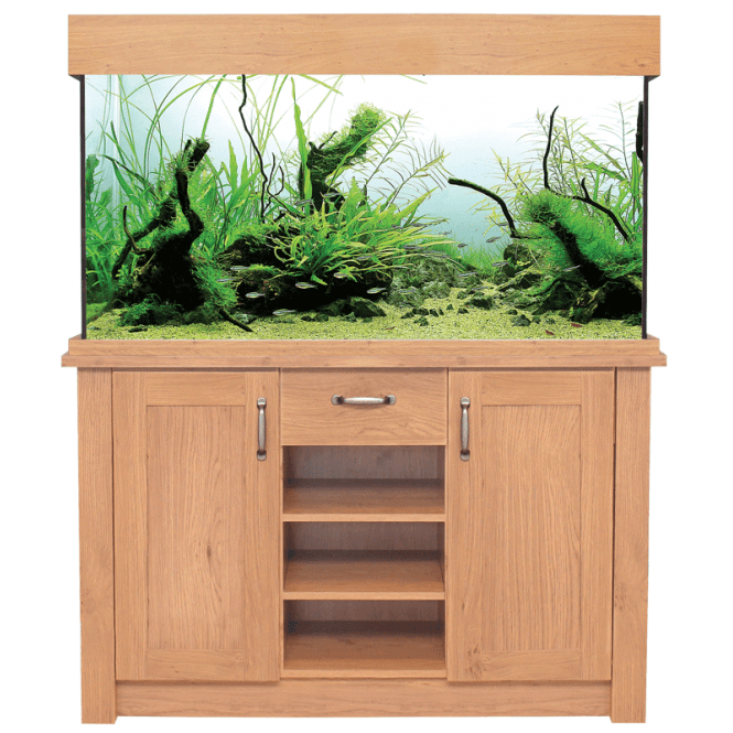 Aqua One  OakStyle 230 - Aquarium and Cabinet - Original Oak