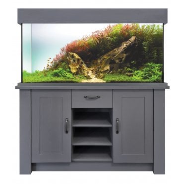 Aqua One OakStyle 230 - Aquarium and Cabinet - Shaker Style Slate Grey