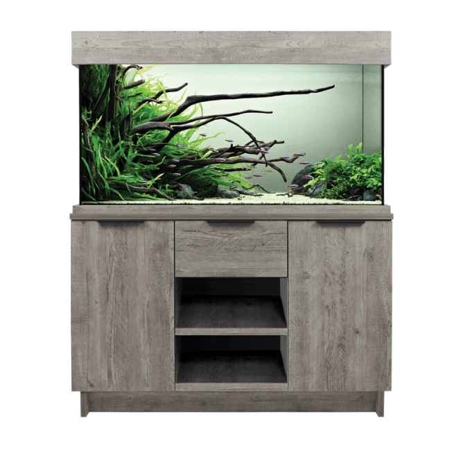 Aqua One  OakStyle 230 - Aquarium and Cabinet - Urban Grey