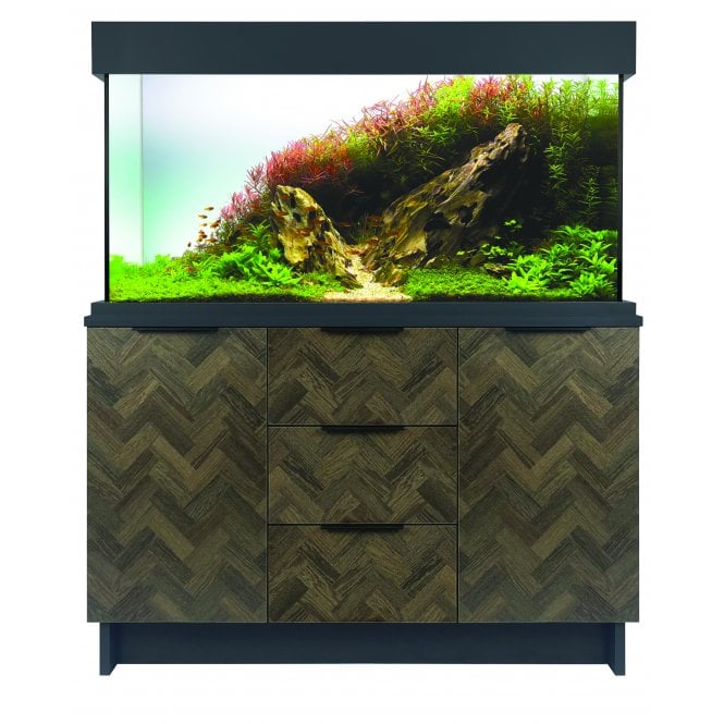 Aqua One  Oakstyle 230L - Aquarium & Cabinet - Parquet