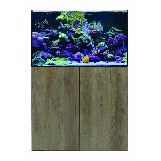 Aqua One  ReefSys 255L- Aquarium and Cabinet - Grey Nebraska Oak