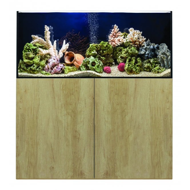 Aqua One  ReefSys 326L - Aquarium and Cabinet - Natrual Nebraska Oak