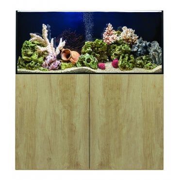 Aqua One ReefSys 326L - Aquarium and Cabinet - Natrual Nebraska Oak