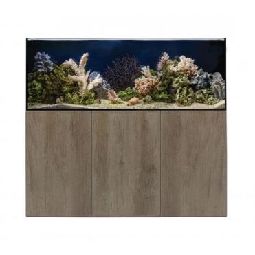 Aqua One ReefSys 434L - Aquarium and Cabinet - Grey Nebraska Oak