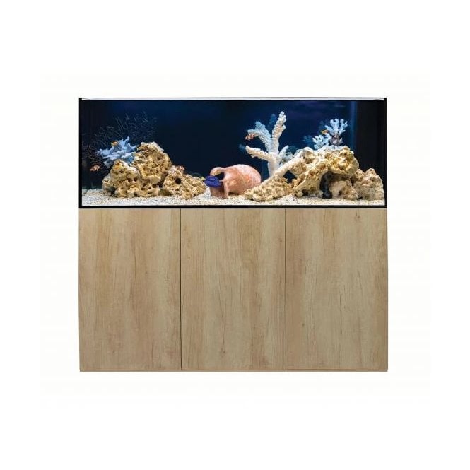 Aqua One  ReefSys 434L - Aquarium and Cabinet - Natural Nebraska Oak