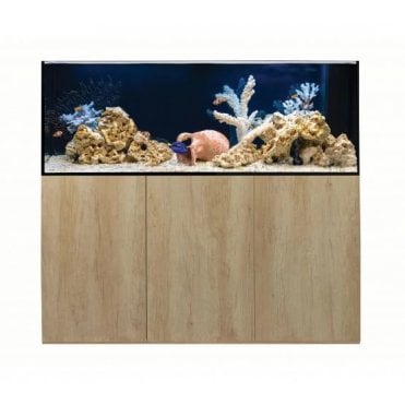 Aqua One ReefSys 434L - Aquarium and Cabinet - Natural Nebraska Oak