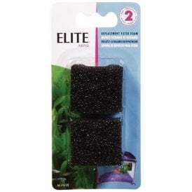 Elite Replacement Mini Foam Filter Inserts, 2-pack