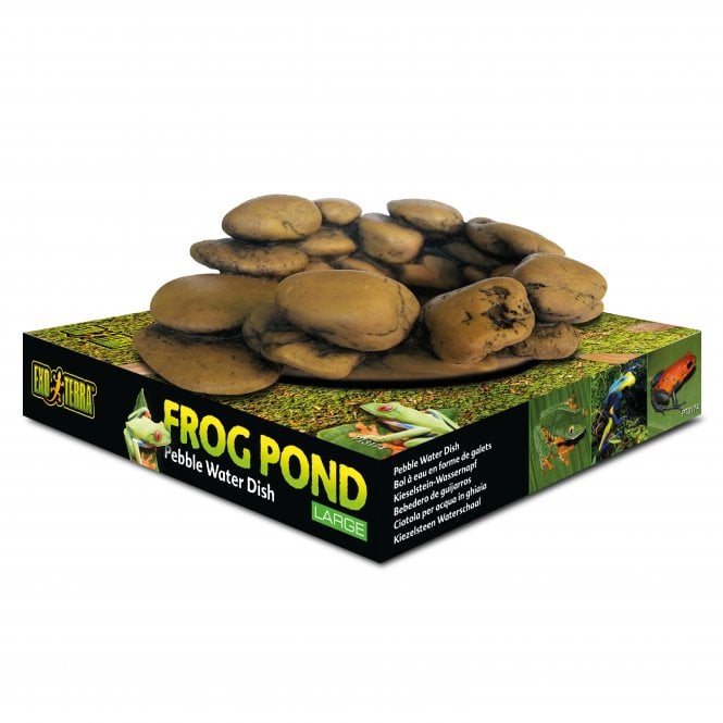 Exo Terra  Frog Pond Large Pebble Water Dish
