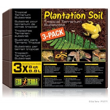 Exo Terra Plantation Soil - Bricks 3x8qt (3x8.8L)