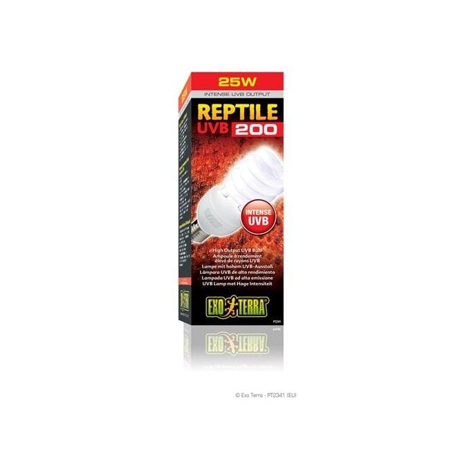 Exo Terra Reptile UVB 200 Lamp 25 w