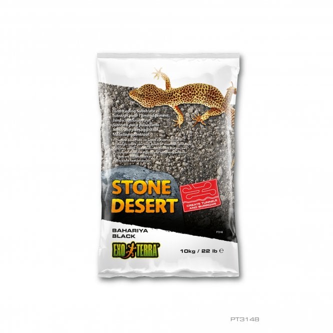 Exo Terra  Stone Dessert Substrate Bahariya Black 10kg