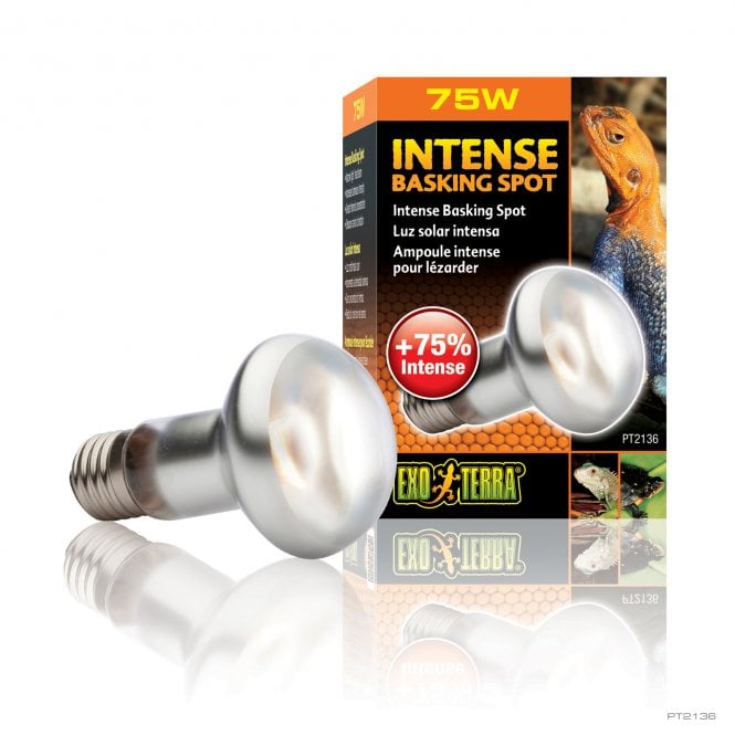 Exo Terra  Sun Glo intense Basking Spot Lamp 75 w