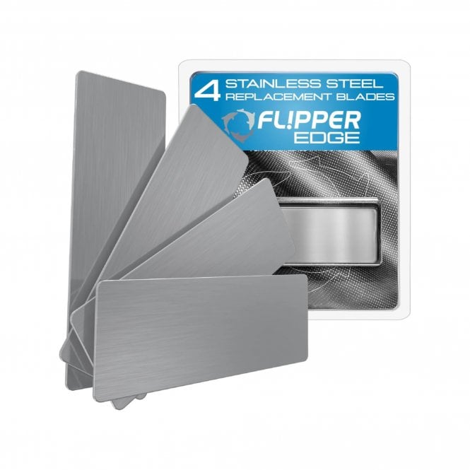 Flipper  Edge Stainless Steel Blades - 4 Pack