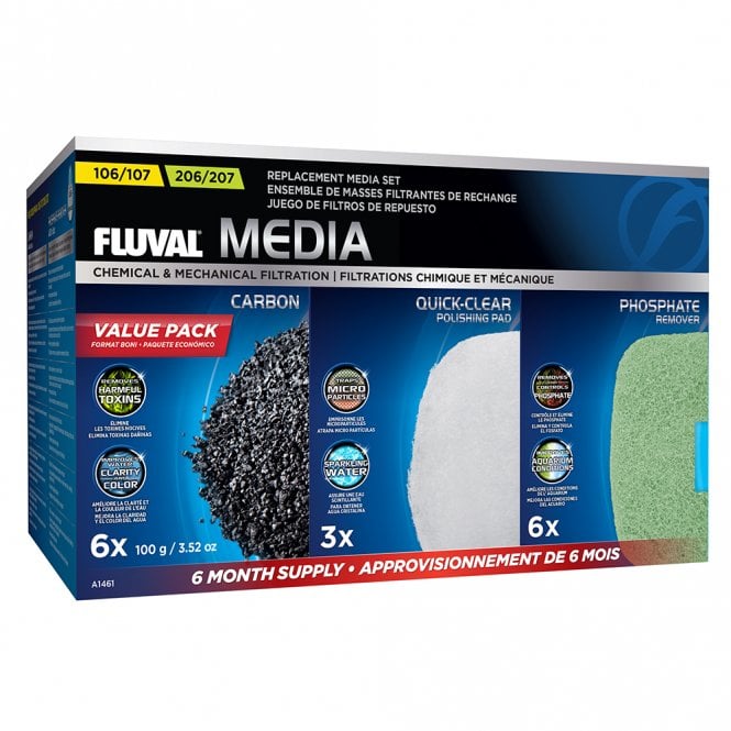 Fluval  106/206 and 107/207 Media Value Pack