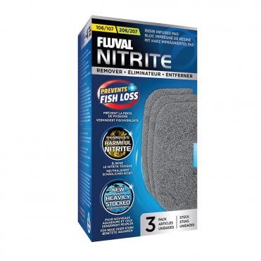 Fluval 106/206 and 107/207 Nitrite Remover - 3 pack