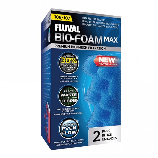 Fluval  106 and 107 Bio-Foam Max - 2 pack