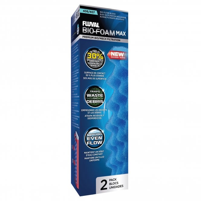 Fluval  406 and 407 Bio-Foam Max - 2 pack