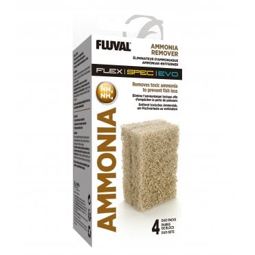FLUVAL Ammonia Remover for Flex/Spec/Evo Aquarium Kit, 4-Pack