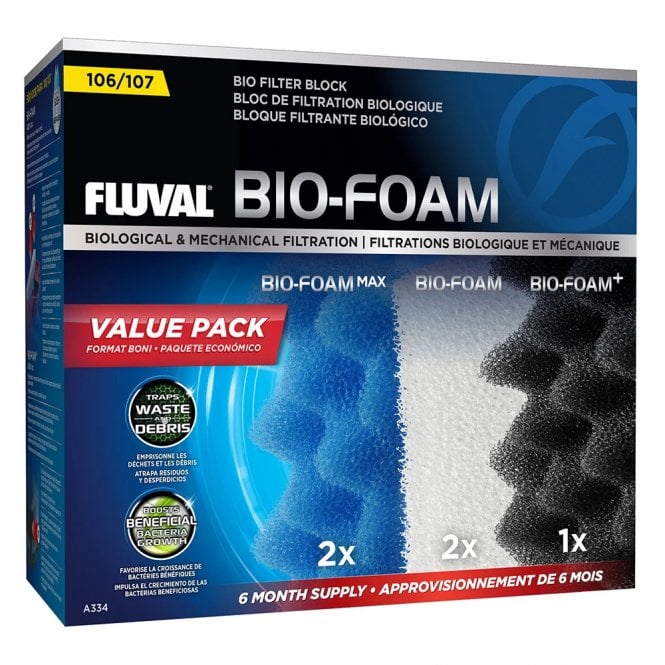 Fluval  Bio-Foam for 106/107 Value Pack