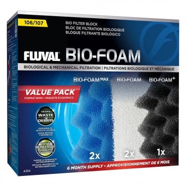 Fluval Bio-Foam for 106/107 Value Pack