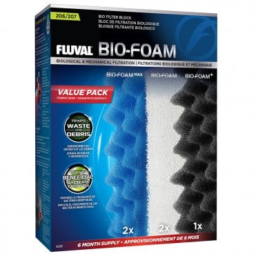Fluval Bio-Foam for 206/207 Value Pack