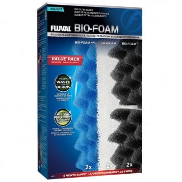Fluval Bio-Foam for 406/407 Value Pack