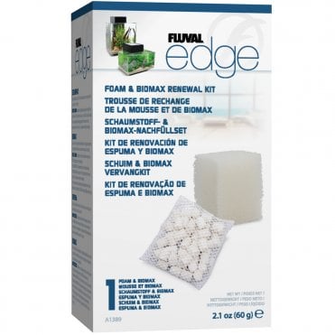 Fluval Edge Foam and Biomax Kit