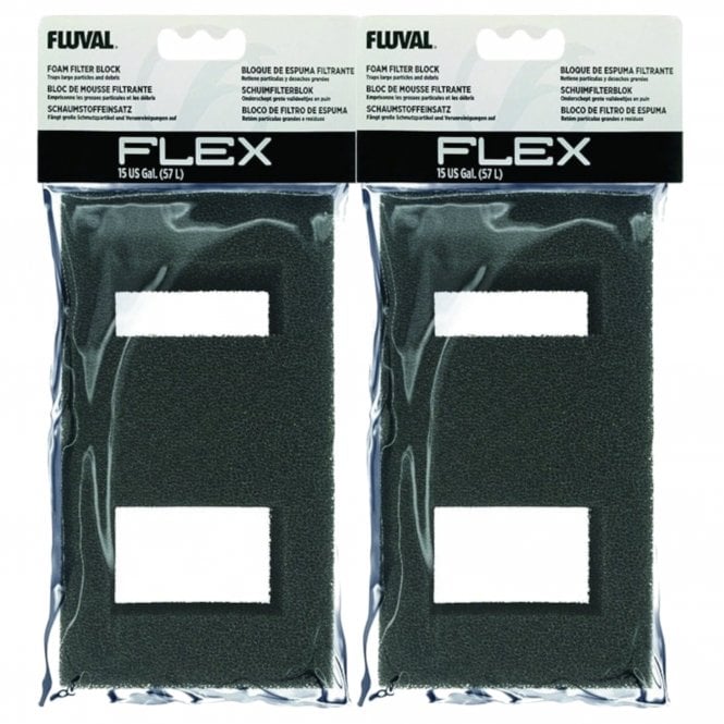 Fluval  Flex 123L Foam Filter Block Bundle